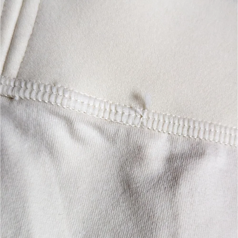 Fear of God Essentials Logo Sport Stretch Cotton Crop Tank in Eggshell Women's M - Picture 10 of 15